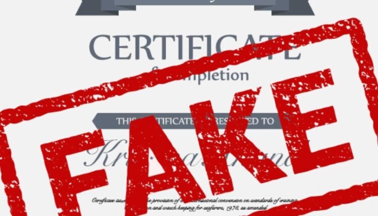 Fake Certificate