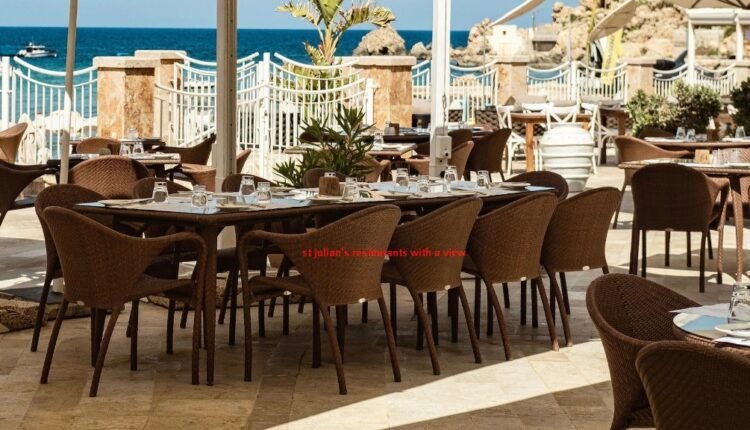 st julian's restaurants with a view